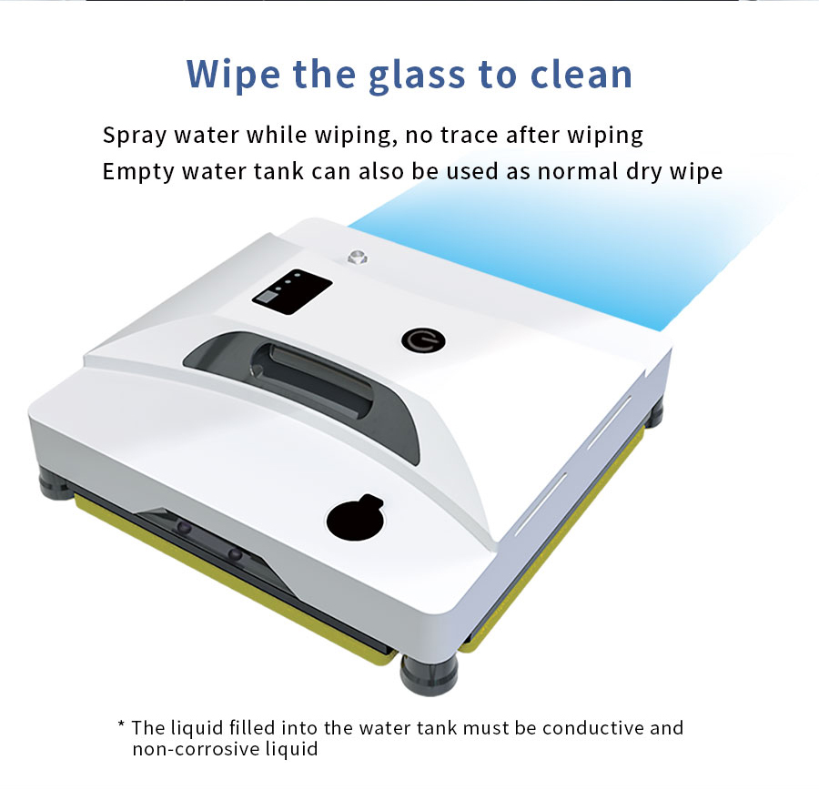 40ML Glass Vacuum Cleaner 110V - 240V Automatic Window Cleaner Robot