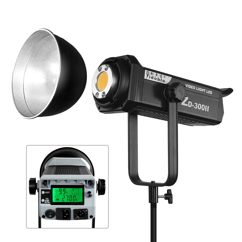 Yidoblo professional bi color led studio video light filming lighting equipment photographic light with 300W