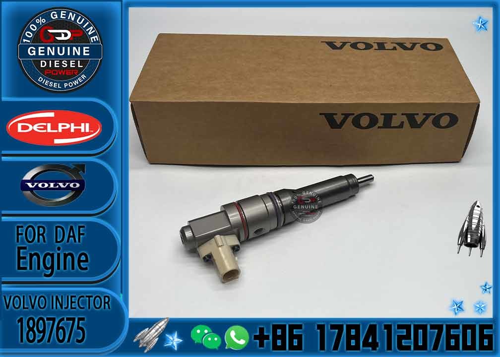 New Common Rail Fuel Injector BEBJ1D01104 1972590 BEBR3A01000 1897675 BEBR3A01100 1934321 1914474 for DAF