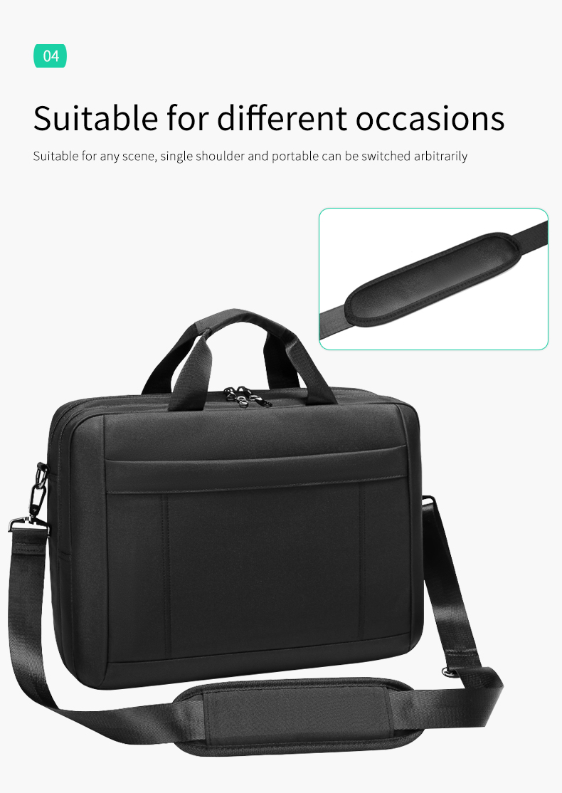 OEM/ODM Business Casual Briefcase Mens Leather Business Bags Rainproof