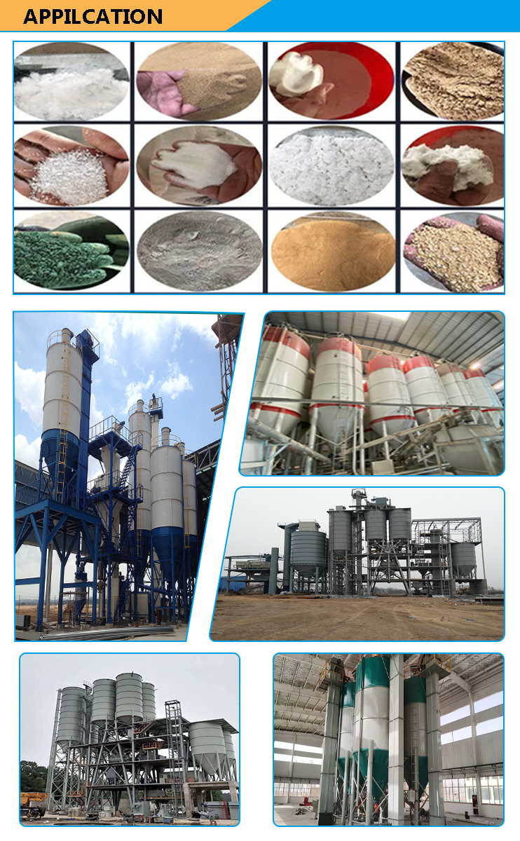 Light Weight Gypsum Mortar Dry Mortar Mixing Plant Concrete Production Line