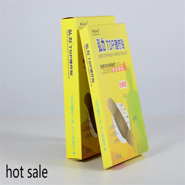 Hongli Adhesive Heat Knee Joint Pain Patches Plaster With Iron Powder ISO13485