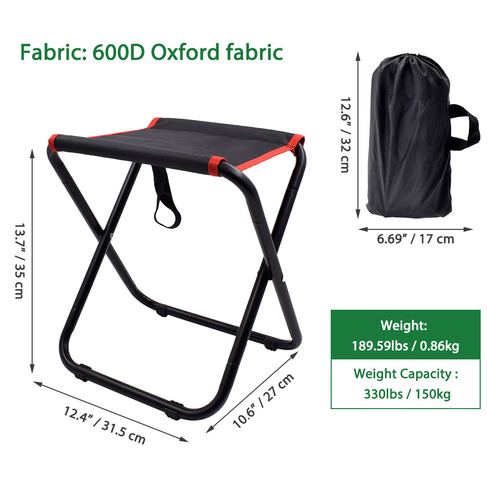 ISO 1 person Ultralight 0.97kg Portable Camping Chair