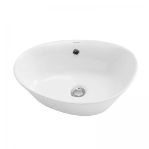 Buy cheap Irregular Oval Bathroom Table Top Basin No Faucet No Drainer product
