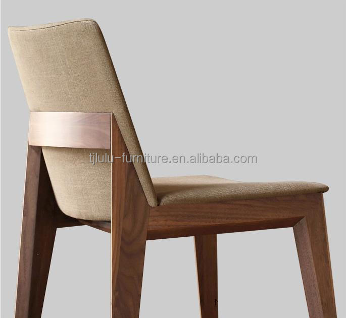 Nordic Fabric Leather Wood Dining Chairs The Perfect Choice for Modern Dining Room Furniture