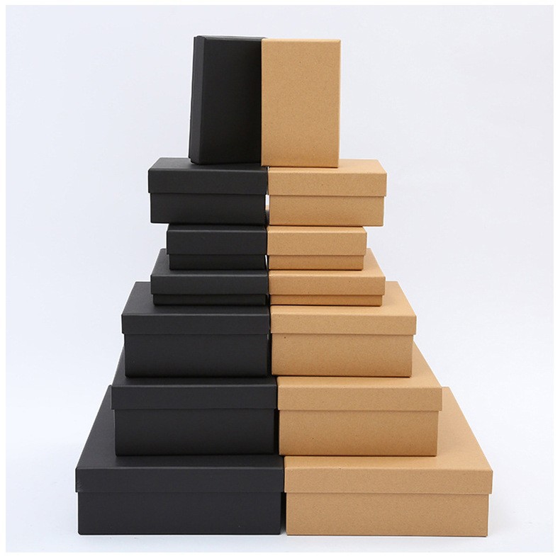 OEM/ODM Custom Logo Luxury Cardboard Paper Packaging Removable Lid Gift Craft Paper Boxes