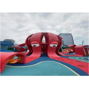 Buy cheap Red Octopus Theme Artistic Playgrounds Children'S Park Playground Equipment product