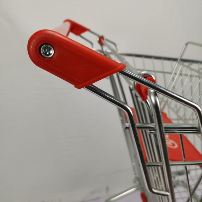 Galvanized Metal Net Basket Supermarket Shopping Cart 210L Super Large Capacity