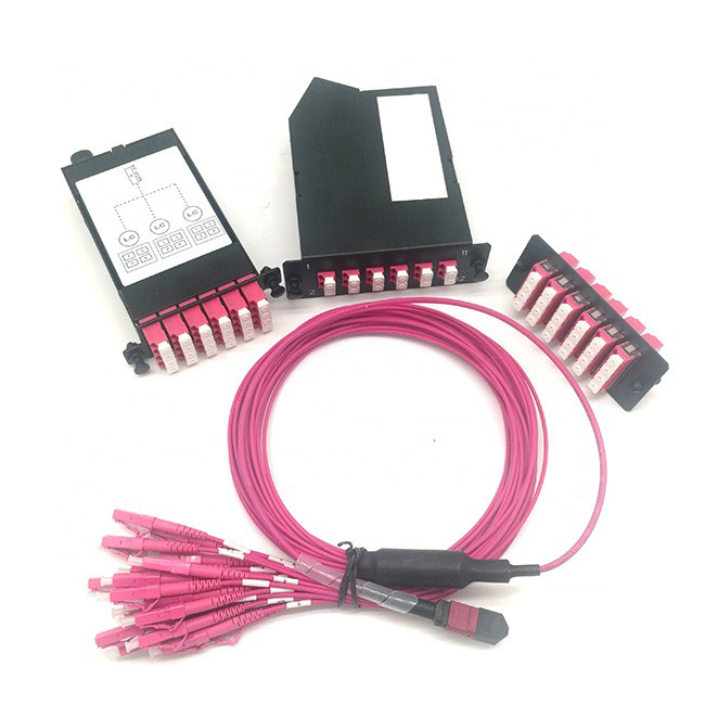 100% 3D Tested LC MPO MTP Patch Cord 8 Core 12 core 24 core 40g / 100g