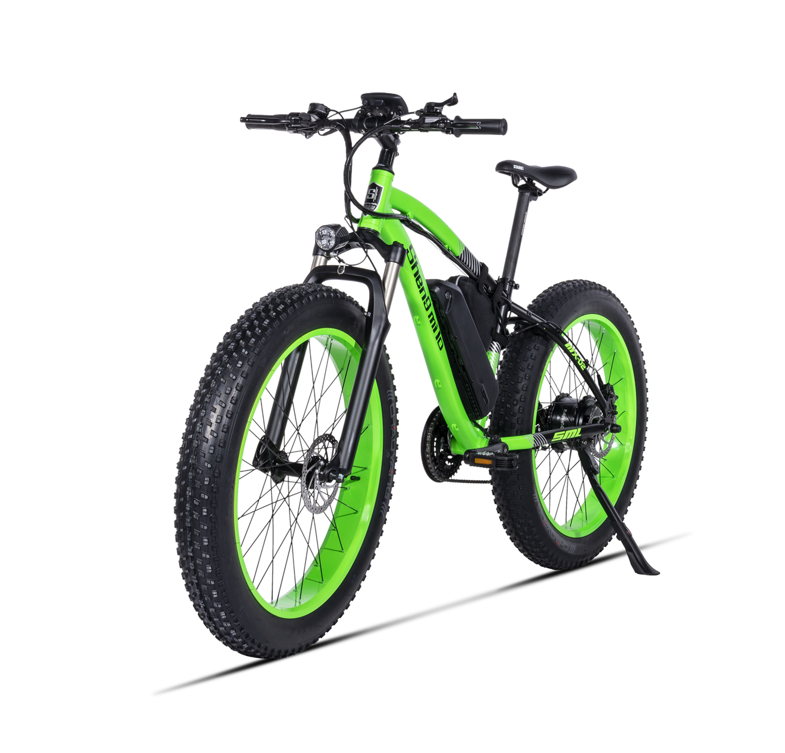 26" Wheel Size Electric Full Suspension Fat Bike with 21 Speed Gears and LCD Display
