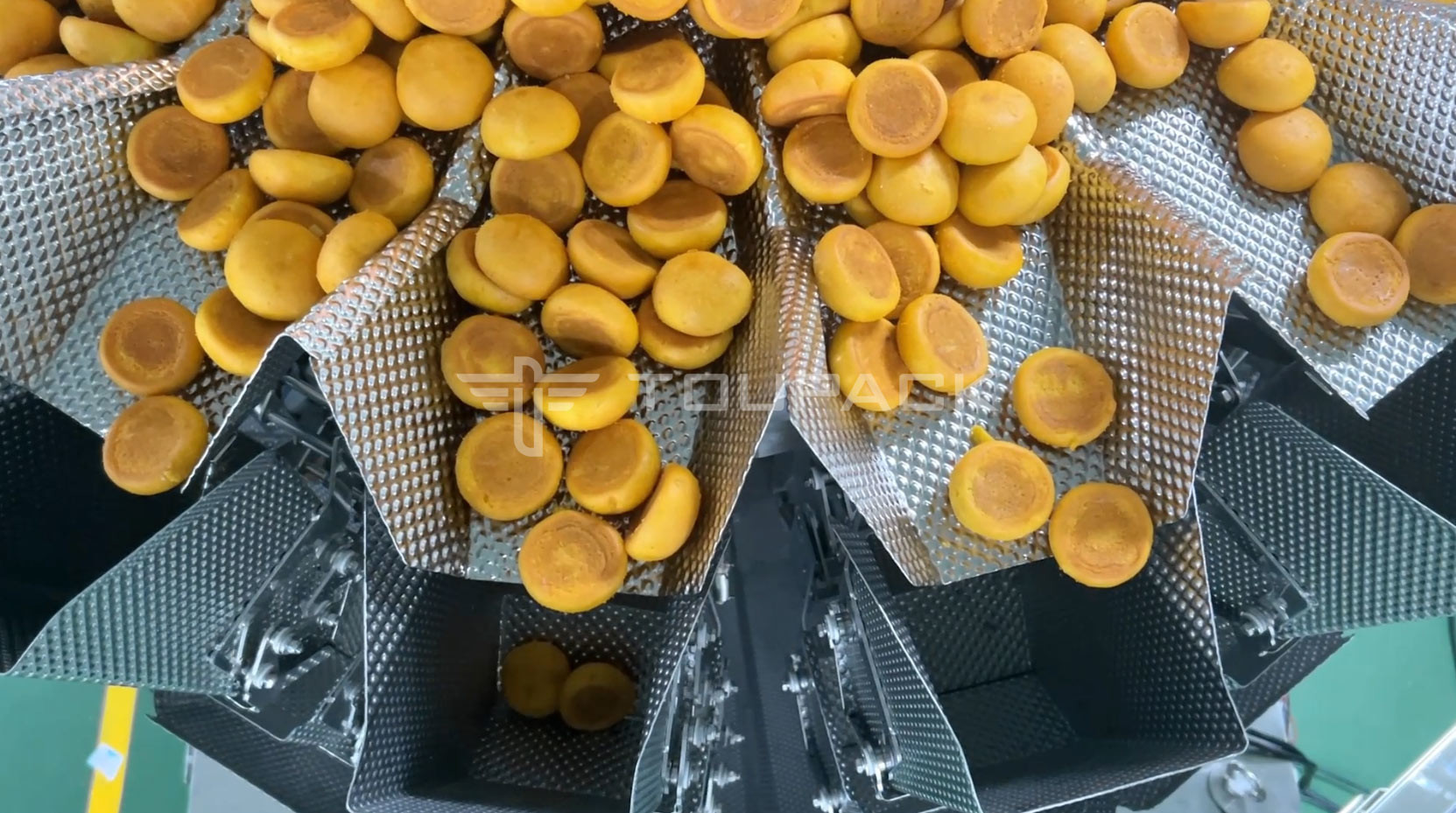 Automatic Multihead Weigher Pouch Mini Croissant Bun Small Bread Granule Vffs Packing Machine