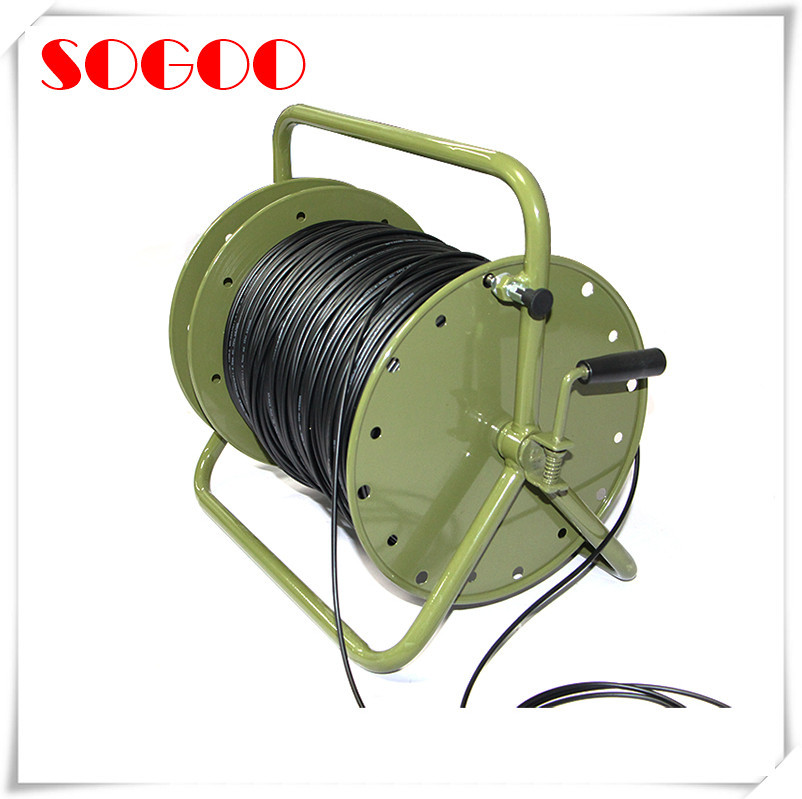 Retractable Fiber Optic Cable 500 Meter on Tactical Fiber Optic Cable Reel