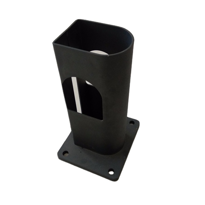 Powder Coated Metal Post Base for Composite Decking Polished Aluminum Construction