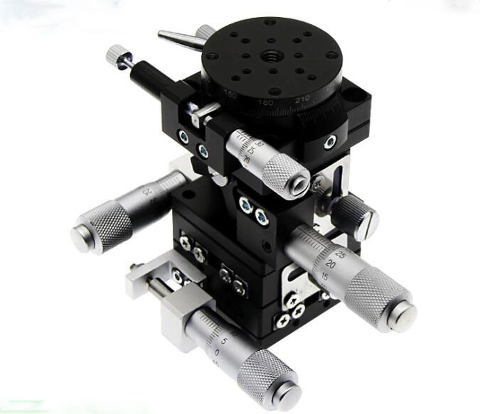 XYZR Four Axis Displacement Platform Tolerance 0.02mm High Precision Stage