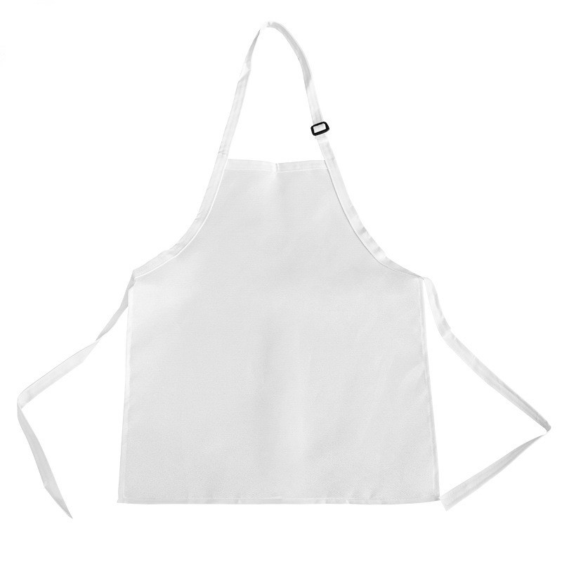 Comfort White Polyester Apron Sublimation Blanks For Adult And Kids Eco Friendly