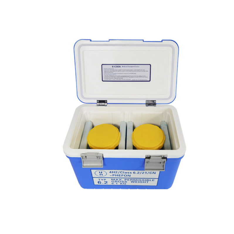 Ice Cooler UN3373 Box UN2814 PU Medical Cooler Box Waterproof