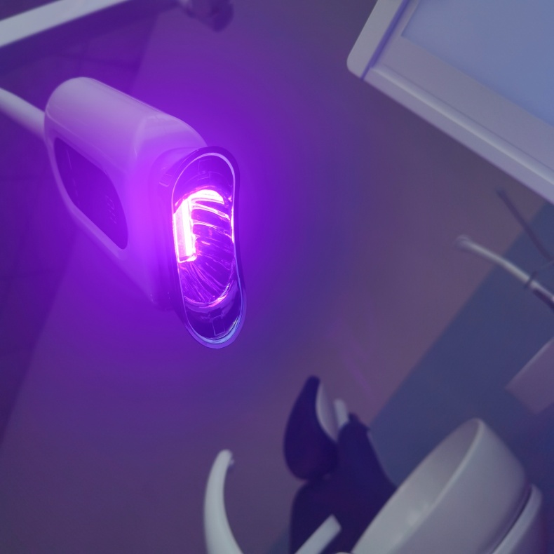 360 Degree Rotation Teeth Whiten Light 3 Color Tooth Whitening Machine With Touch Screen