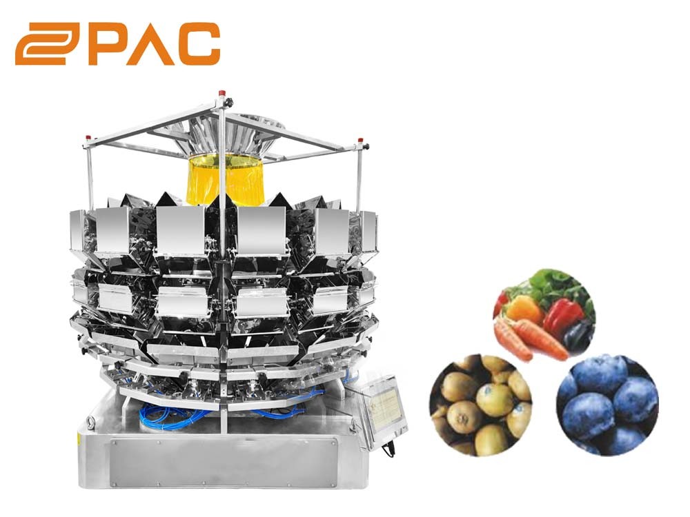 220kg Weight And Packing Machine , 5L Hopper Volume Multi Head Scale