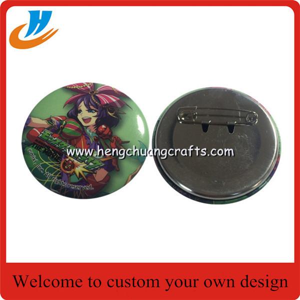 Ride bicycle logo design tin pin badge/promotion gifts custom