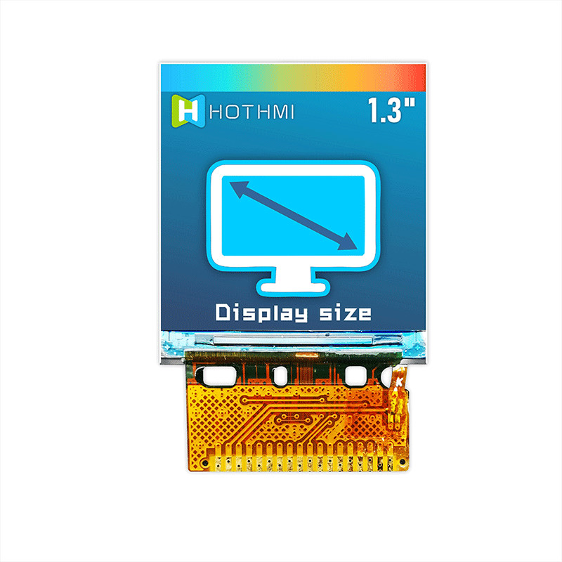 1.3 Inch TFT SPI LCD Custom Display Solutions 240x240 Square
