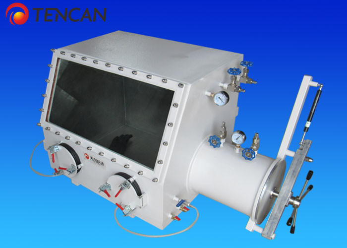SS Corrosion Resistant Vacuum Glove Box 0.0Mpa 500mm For Chemistry Lab