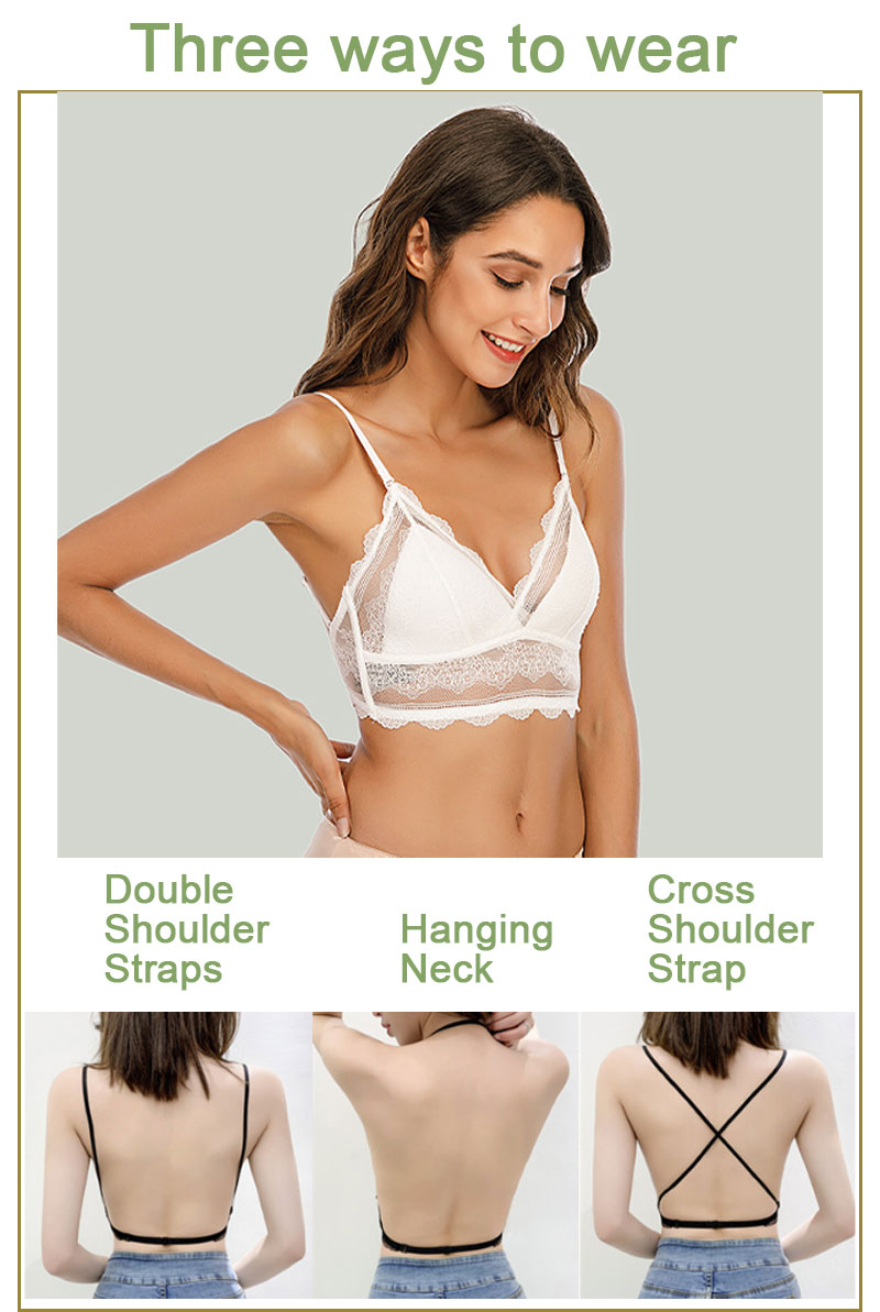 Backless 90B 90C Sexy Women Bras