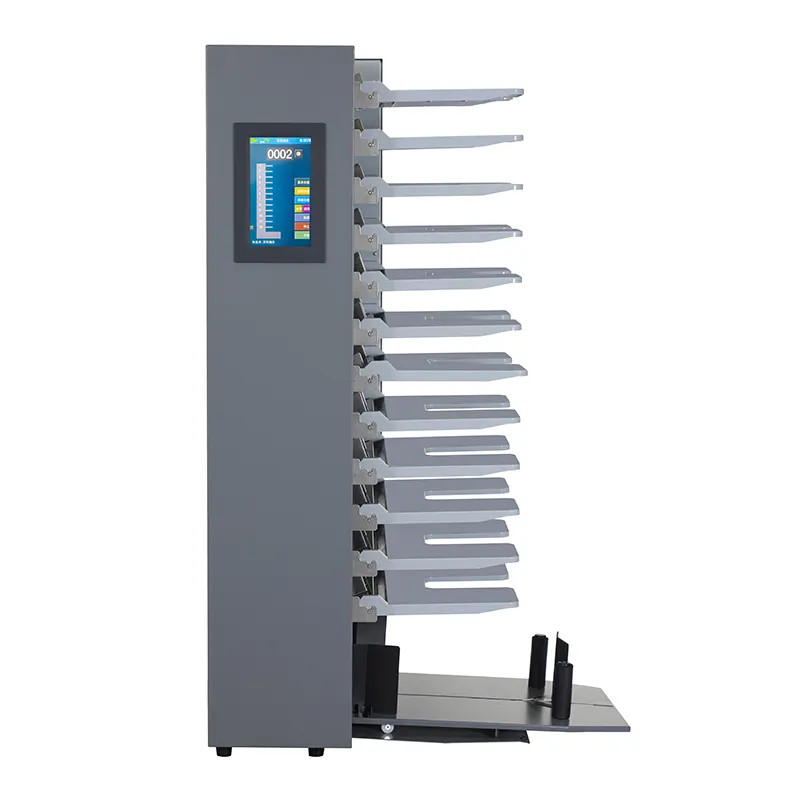 Touch Screen Automatic Collating Machine A3 A4 Paper Collator Office Printing Shop Use Collator Machine Equipment