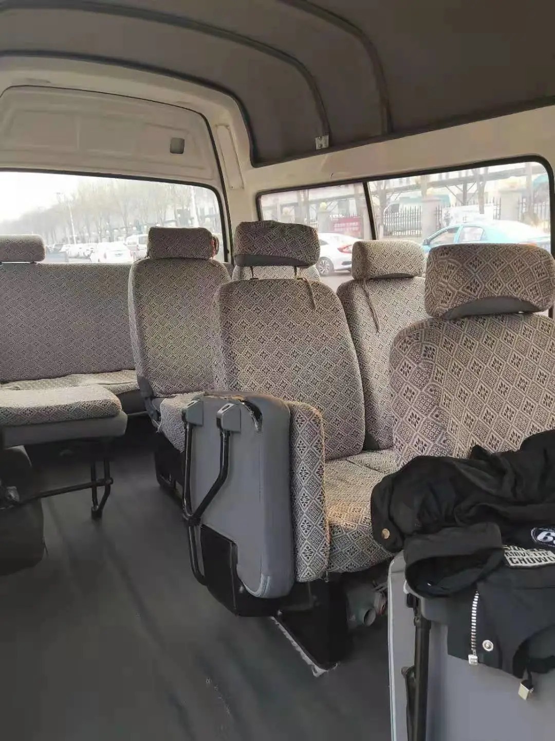 Used Mini Coach High Roof 14 Seats JINBEI Big Hiace Sliding Window Air Conditioner 2nd Hand Minibus SY6548
