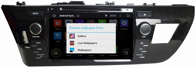 Ouchuangbo Car Stereo DVD Audio for Toyota Levin Android 4.4 GPS Navigaion iPod USB 3G Wifi BT Video 2014 OCB-9003D
