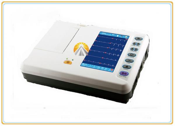 Quality 7 Inch Touch Screen Portable 12 Lead Ecg Machine , Six Channel Medical Ecg Machine for sale