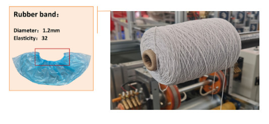 450kgs Dustproof Disposable Plastic Shoe Cover Making Machine