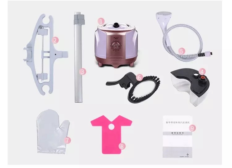Light Purple Industrial Garment Steamer Safe Power Off Setting For Drapes