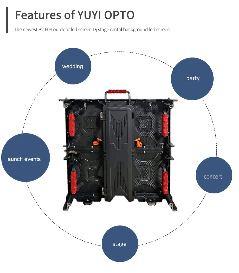 Indoor Rental LED Display 500*500/500*1000mm Perfect for Mega Stage Show LED Video Wall Module Screen