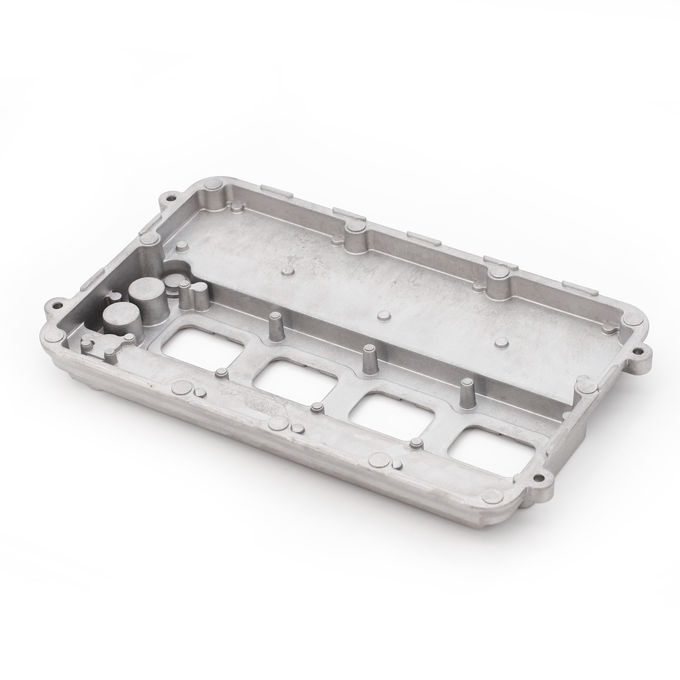 Black Precision Die Casting Parts ADC12 Anodizing For Telecom Communication