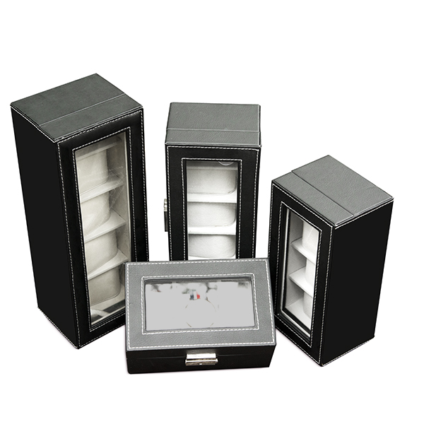 Small Luxury Portable Jewelry Case , Girls Personalised Leather Organizer Box