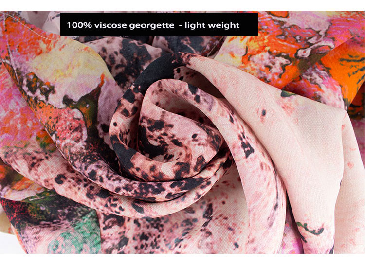 V Neck Digital print Viscose Georgette Maxi Shirt Dress womens clothing
