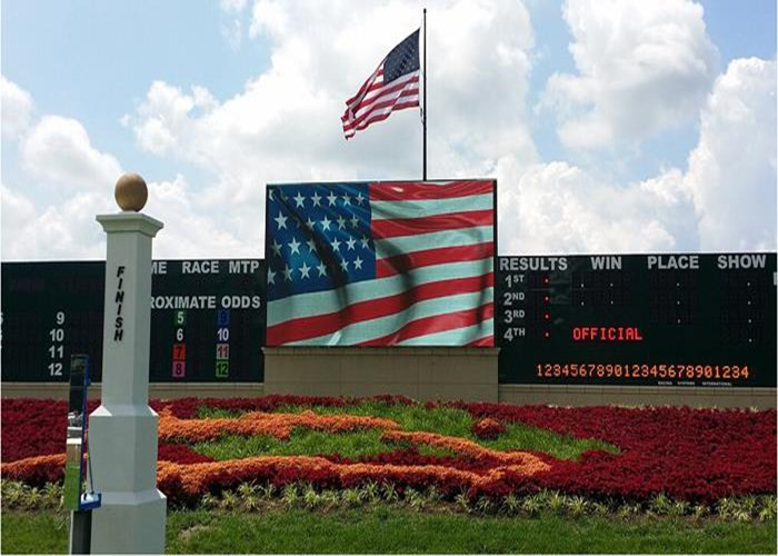 P8 Outdoor Front Service Led Display Screen Waterproof LED Sign 40*40dots 8 mm Pixel Pitch