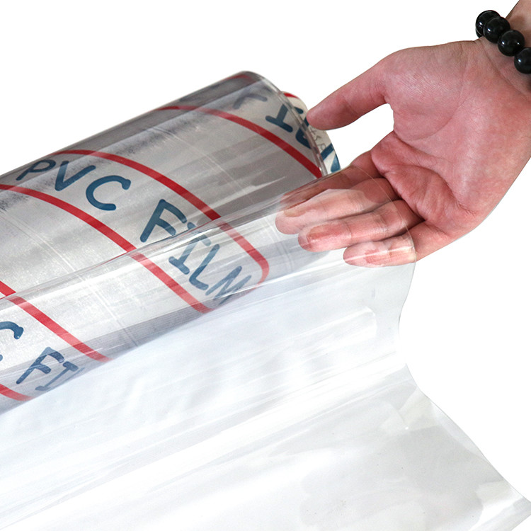 250 Micron PVC Transparent Sheet Rigid Clear Plastic Film Roll Moisture Proof