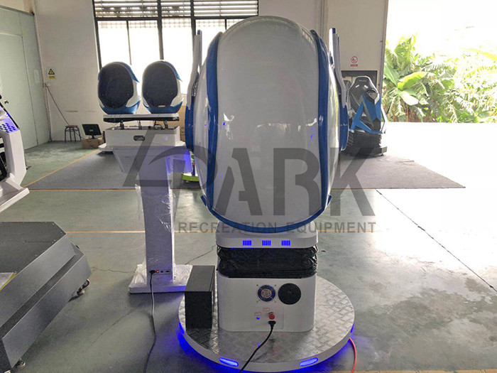 Electric Platform Virtual Reality Movies 9D VR Cinema With Single Chair 360 Degree Rotation Interactive