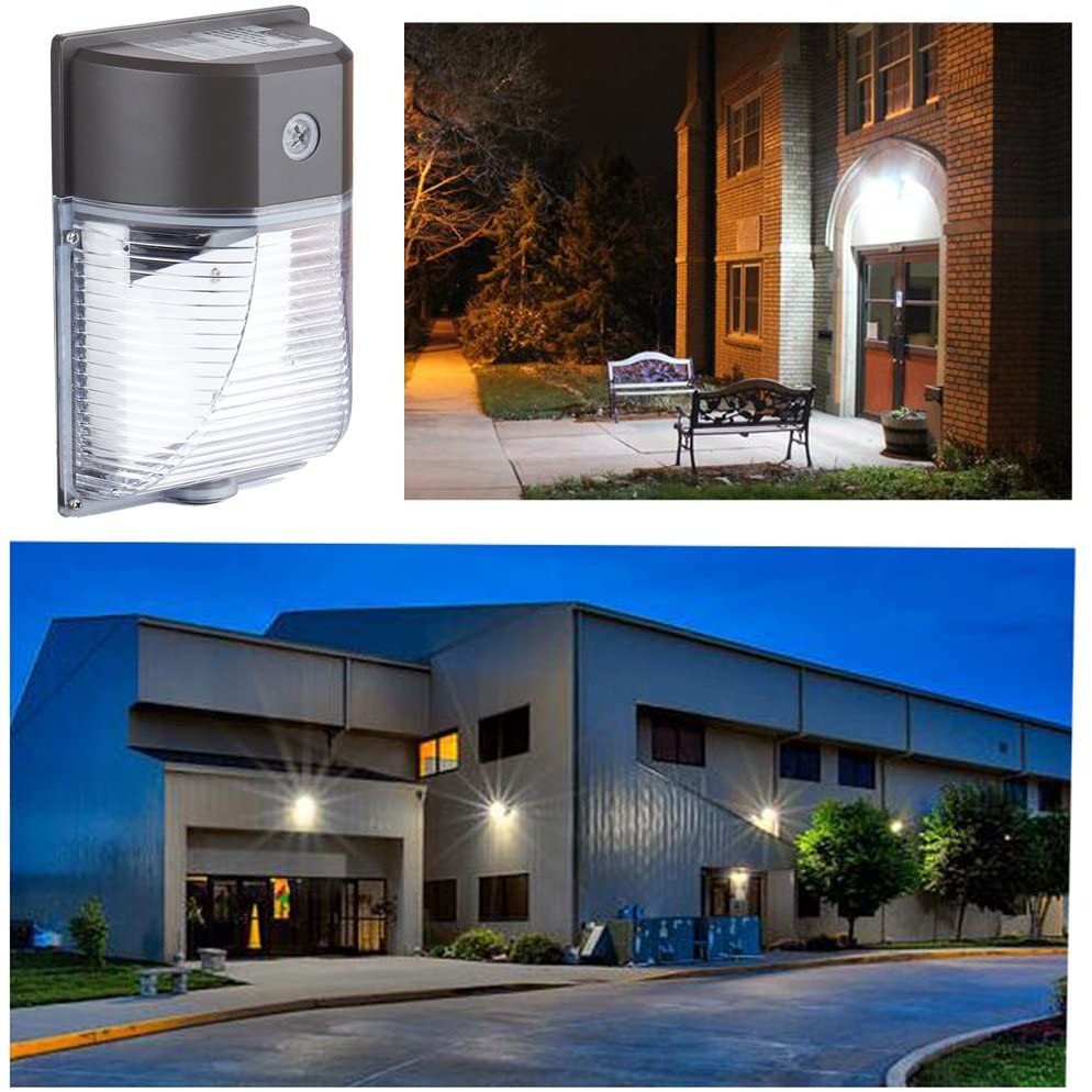 IP65 Full Cutoff Wall Pack 3400LM Commercial Wall Pack Lights 5700K