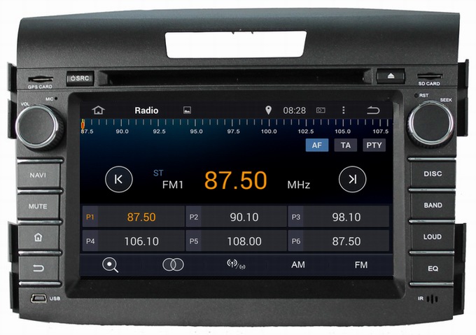 Ouchuangbo GPS Navigation Stereo Android 4.4 System Honda CRV 2012 DVD Multimedia Kit Radio Player OCB-8033D