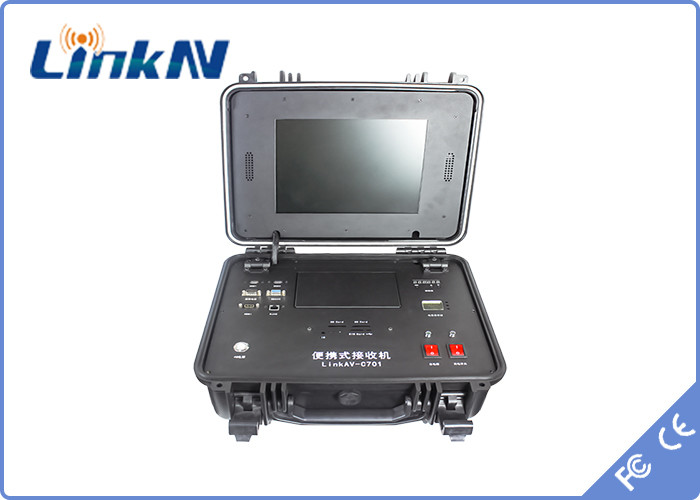 Rugged COFDM Video Receiver HDMI CVBS 4G WiFi Diversity Reception