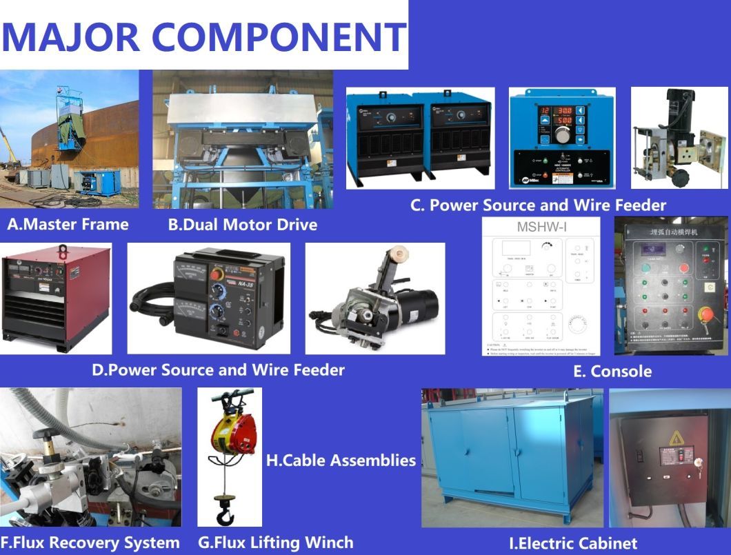 Large Wincoo Tank Welding Machine for Girth Seam Welder in The Southeast Asia