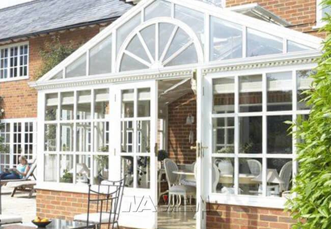 Soundproof 10 X 12 8X8 Modern Sunroom Extension for Residential House