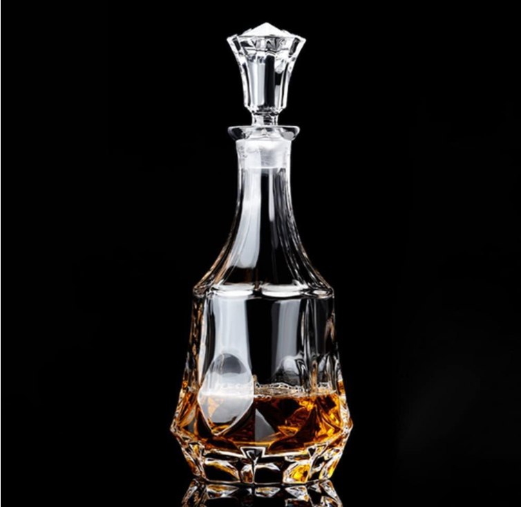 Glass Collar 200ml 500ml Screen Printing Clear and Frosted Flat Coffee Bottle