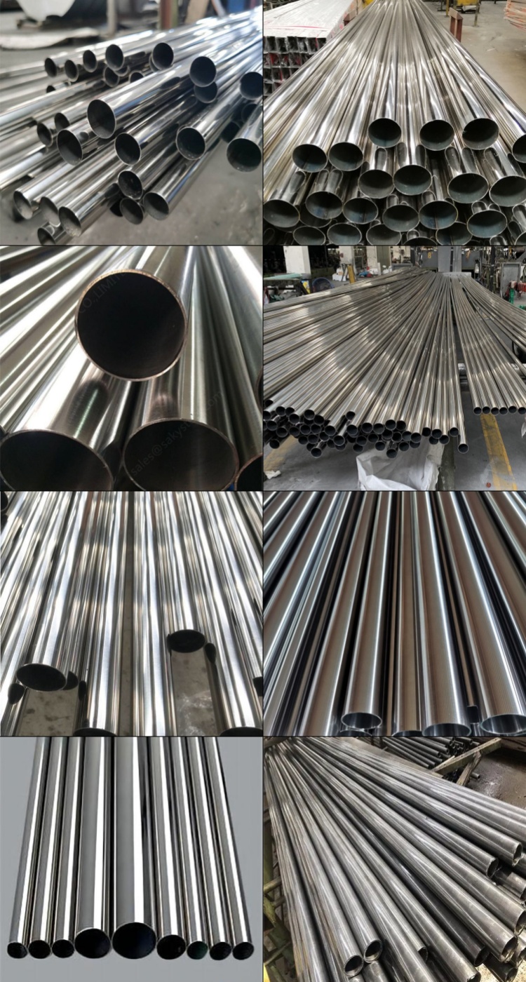 2024 Large Inventory 200 300 400 500 600 Series Stainless Steel Pipe 304L 2.5 Inches for Industry Seamless Construction