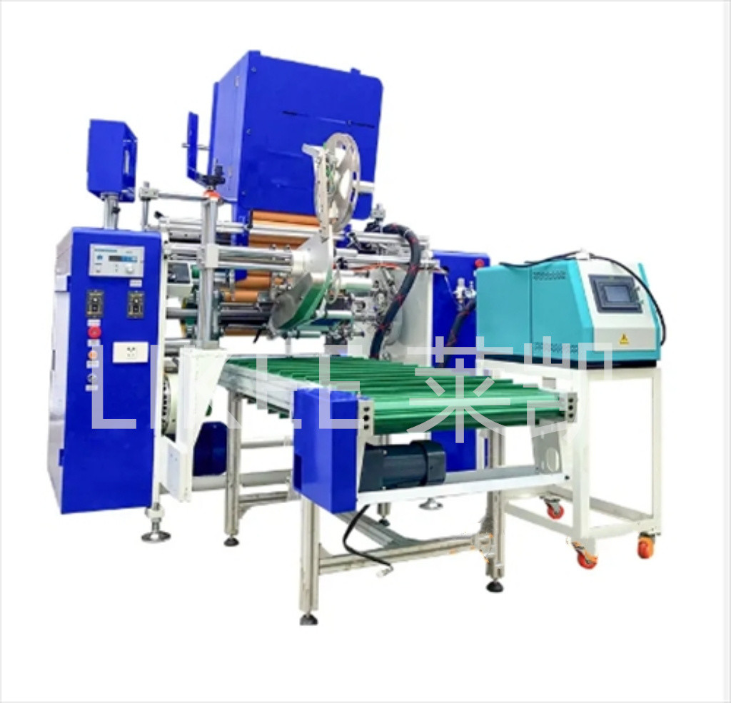 Automatic Siemens Aluminum Foil Cutting Roll Rewinding Machine With 6 Shafts