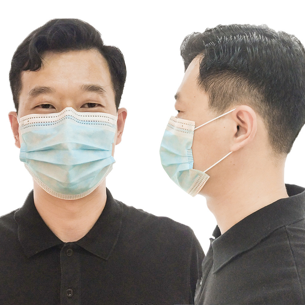 Disposable Ce Surgical Face Mask 3Ply Anti Pollution Earloop Mask Breathing Protection