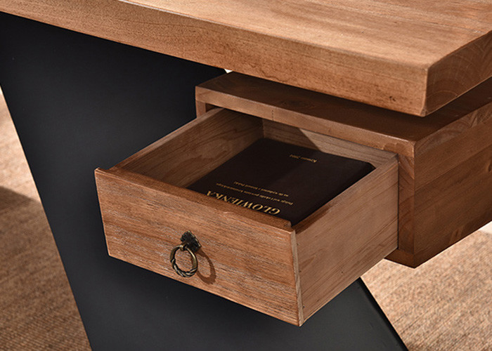 Classic Manager Office Furniture / Wood Office Desk For Senior Executives Office