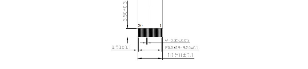 Incell TFT 20Pin LCD Display Module 320x480dots Sunlight Readable